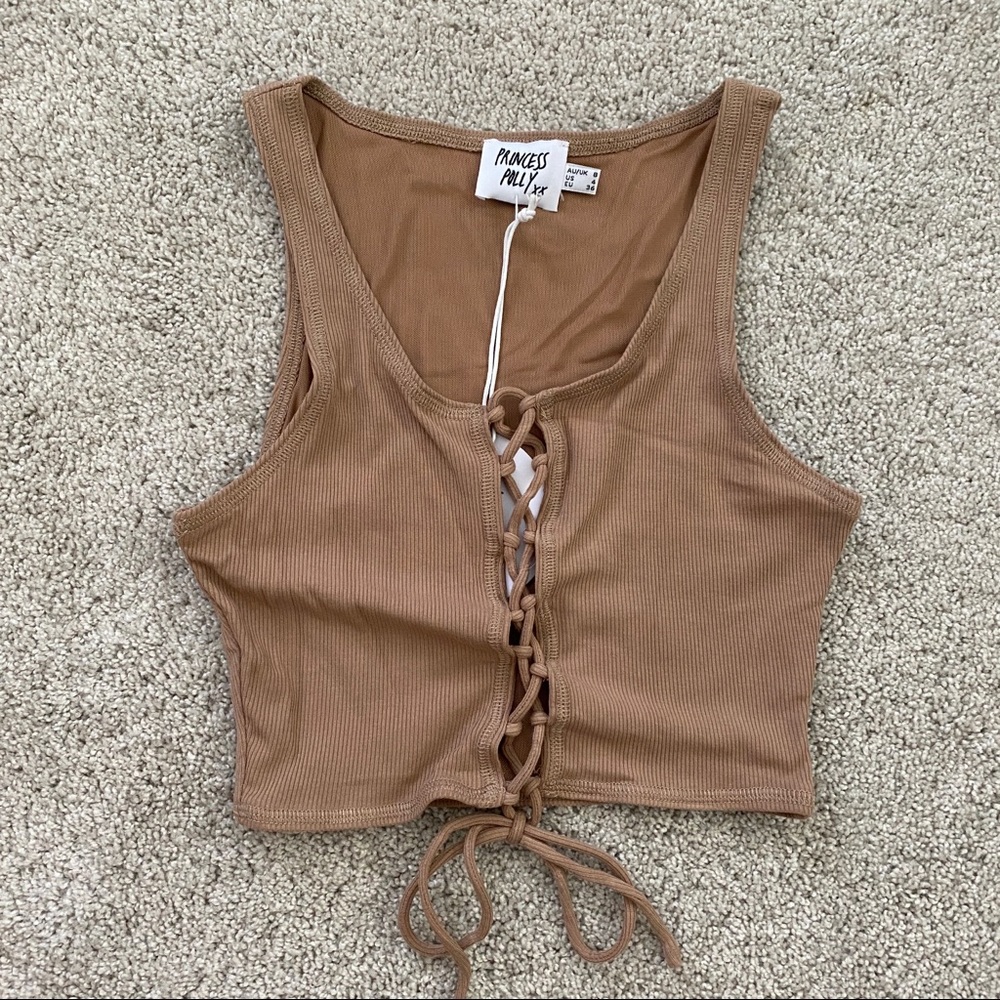Princess Polly Crop Drawstring Top - Picture 8 of 8